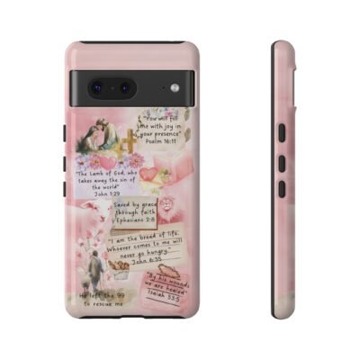 Christian Bible Verse Phone Case Christian Collage Phone Case Faith Phone Casing iPhone Samsung Galaxy Google Pixel iPhone 16 Phone Cover