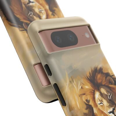 Lion and the Lamb Christian Phone Case iPhone Samsung Galaxy Google Pixel Faith in Jesus God Phone Cover Christian Inspired Gift Phone Case