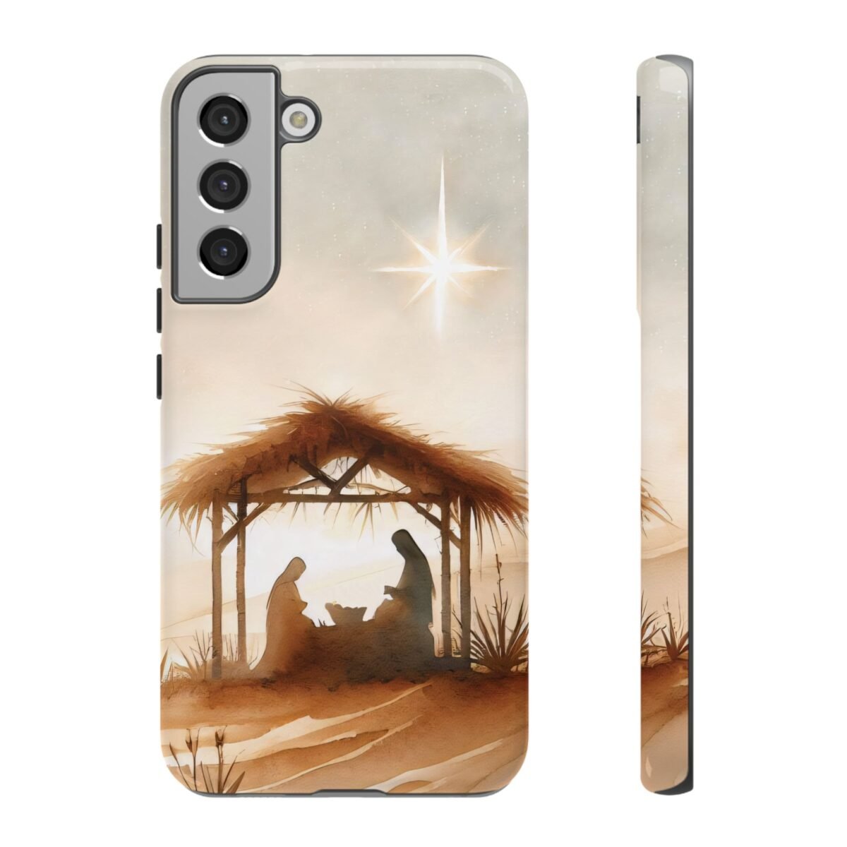 Nativity Phone Case Christian Phone Case Christmas Phone Casing iPhone Samsung Galaxy Google Pixel Phone Cover Faith Jesus Mary and Joseph