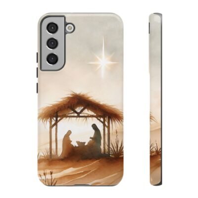 Nativity Phone Case Christian Phone Case Christmas Phone Casing iPhone Samsung Galaxy Google Pixel Phone Cover Faith Jesus Mary and Joseph