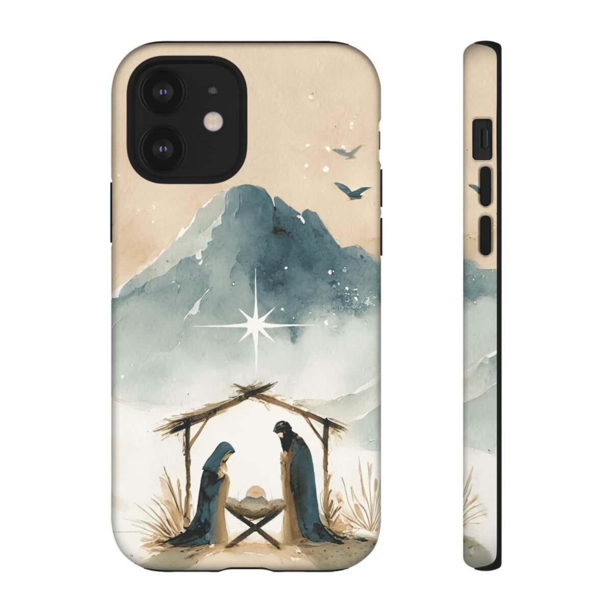 Nativity Phone Case Christian Phone Case Christmas Phone Casing iPhone Samsung Galaxy Google Pixel Phone Cover Faith Jesus Mary and Joseph