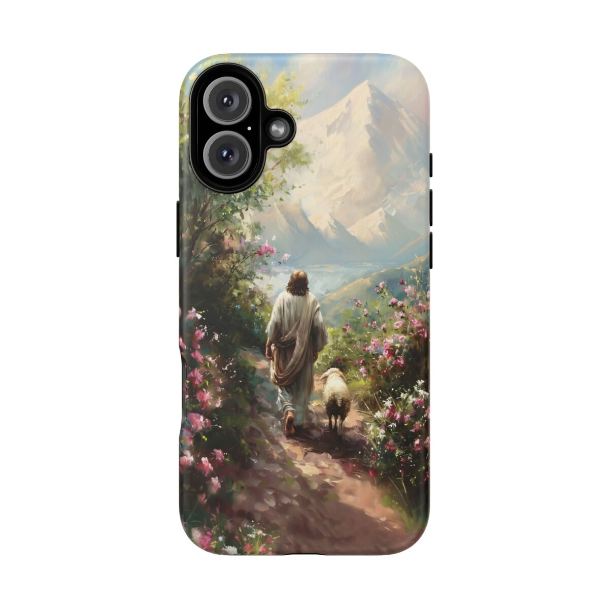 Christian Phone Case Jesus Leaves the 99 Jesus and the Sheep Phone Case Faith Phone Casing iPhone Samsung Galaxy Google Pixel iPhone 16 Case