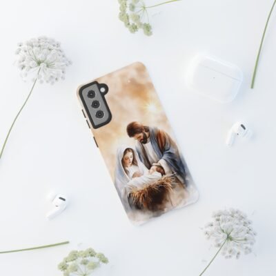 Nativity Phone Case Christian Phone Case Christmas Phone Casing iPhone Samsung Galaxy Google Pixel Phone Cover Faith Jesus Mary and Joseph