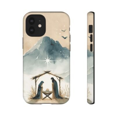 Nativity Phone Case Christian Phone Case Christmas Phone Casing iPhone Samsung Galaxy Google Pixel Phone Cover Faith Jesus Mary and Joseph