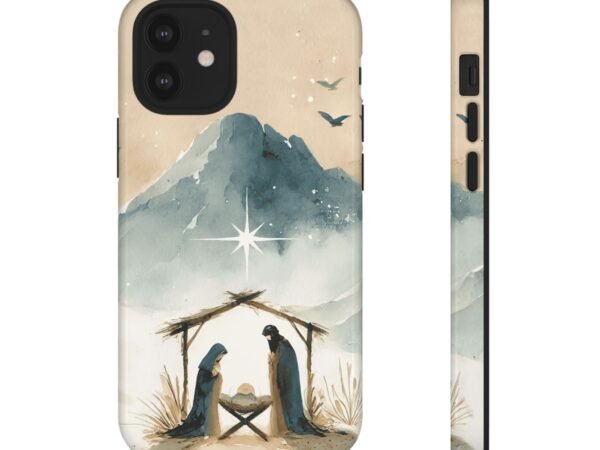 Nativity Phone Case Christian Phone Case Christmas Phone Casing iPhone Samsung Galaxy Google Pixel Phone Cover Faith Jesus Mary and Joseph