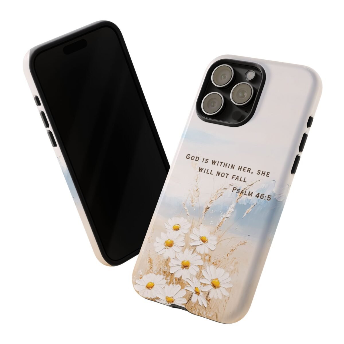 Christian Bible Verse Phone Case Psalm 46 5 Psalm 23 Phone Case Faith Phone Casing iPhone Samsung Galaxy Google Pixel Phone Case iPhone 16