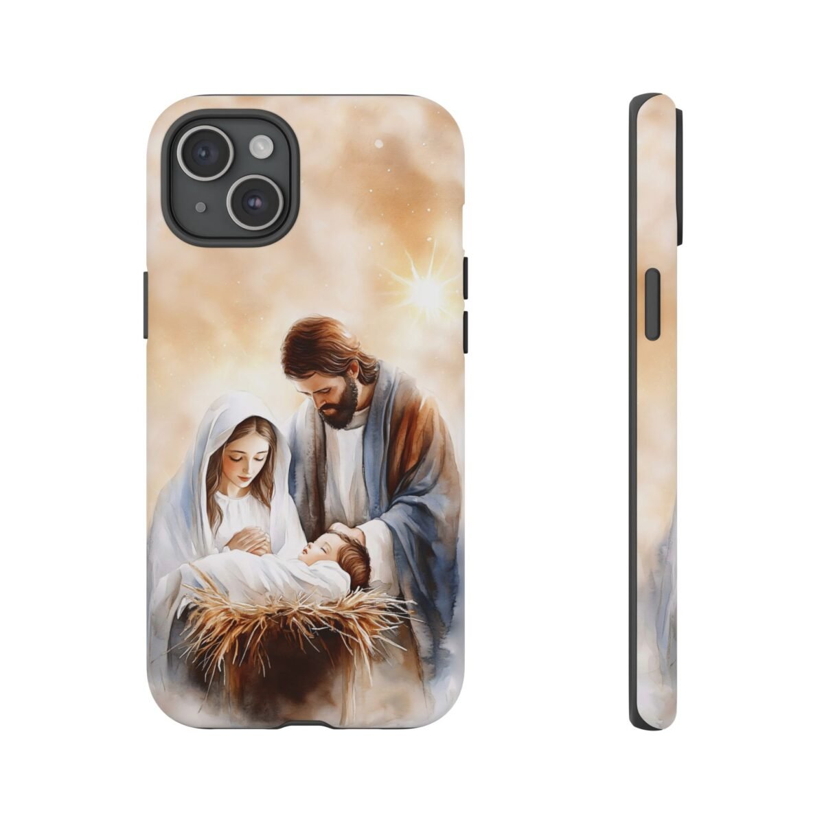 Nativity Phone Case Christian Phone Case Christmas Phone Casing iPhone Samsung Galaxy Google Pixel Phone Cover Faith Jesus Mary and Joseph