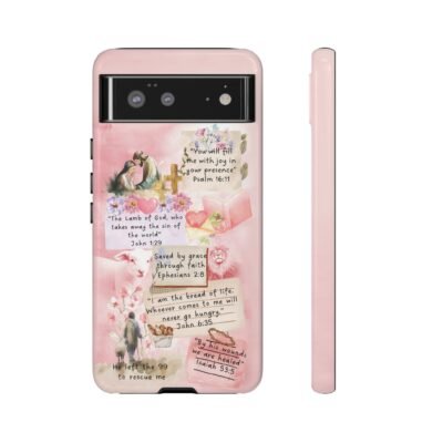 Christian Bible Verse Phone Case Christian Collage Phone Case Faith Phone Casing iPhone Samsung Galaxy Google Pixel iPhone 16 Phone Cover
