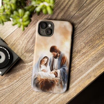 Nativity Phone Case Christian Phone Case Christmas Phone Casing iPhone Samsung Galaxy Google Pixel Phone Cover Faith Jesus Mary and Joseph