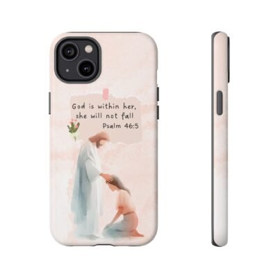 Christian Bible Verse Phone Case God is Within Her Psalm 46 5 Phone Case iPhone 16 15 14 13 12 Pro Max Samsung S24 S23 S22 S21 Plus Ultra