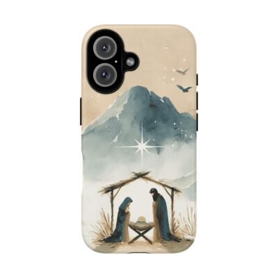 Nativity Phone Case Christian Phone Case Christmas Phone Casing iPhone Samsung Galaxy Google Pixel Phone Cover Faith Jesus Mary and Joseph