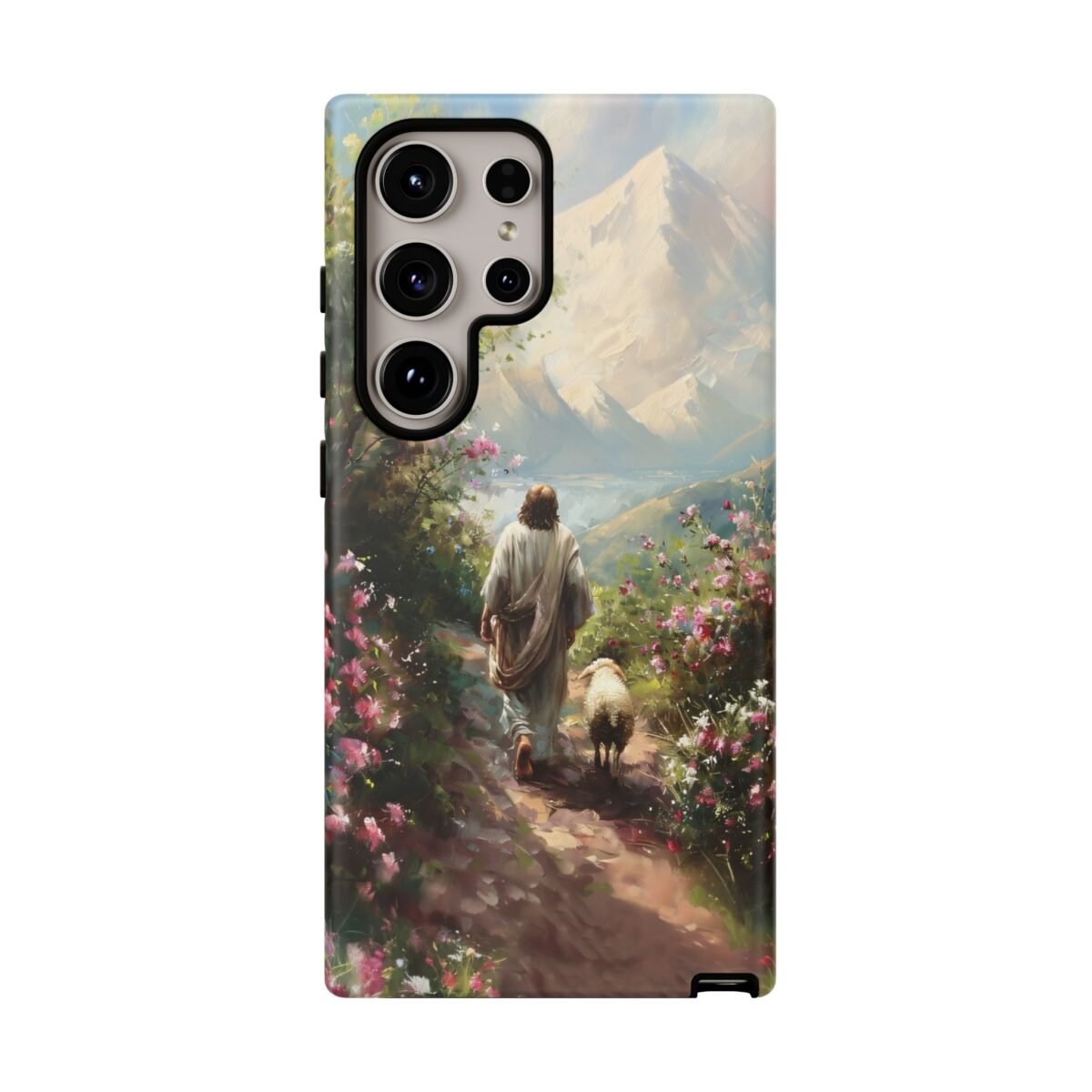 Christian Phone Case Jesus Leaves the 99 Jesus and the Sheep Phone Case Faith Phone Casing iPhone Samsung Galaxy Google Pixel iPhone 16 Case
