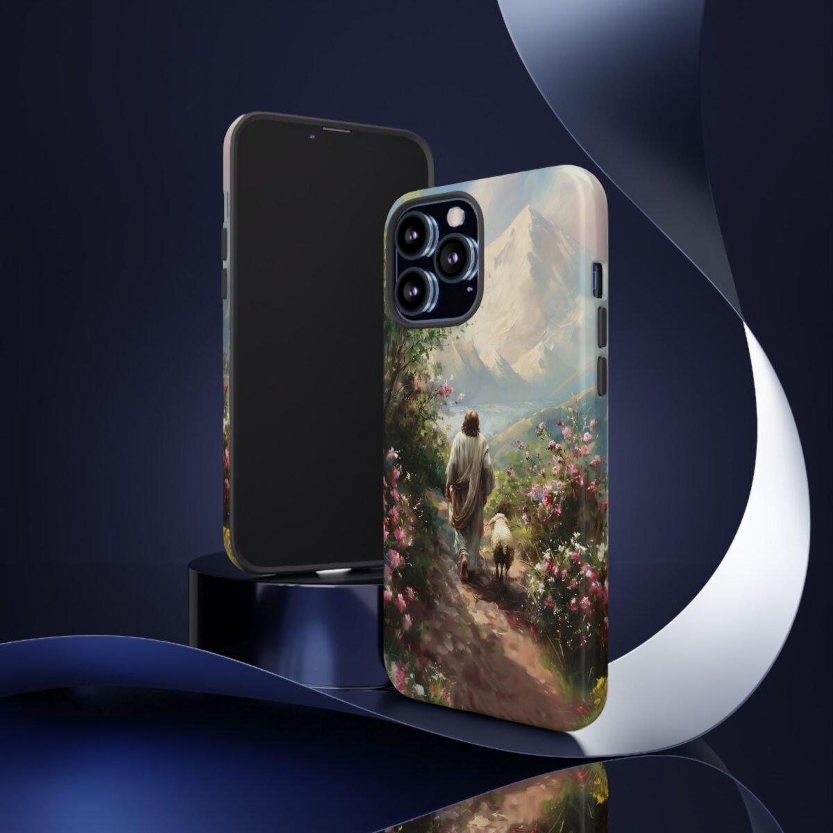 Christian Phone Case Jesus Leaves the 99 Jesus and the Sheep Phone Case Faith Phone Casing iPhone Samsung Galaxy Google Pixel iPhone 16 Case