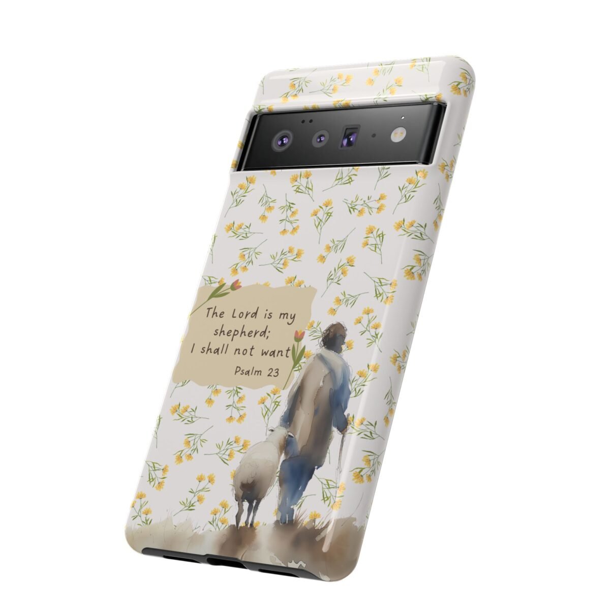Christian Verse Phone Case The Lord is my Shepherd Psalm 23 Phone Case iPhone 16 15 14 13 12 Pro Max Samsung S24 S23 S22 S21 Plus Ultra