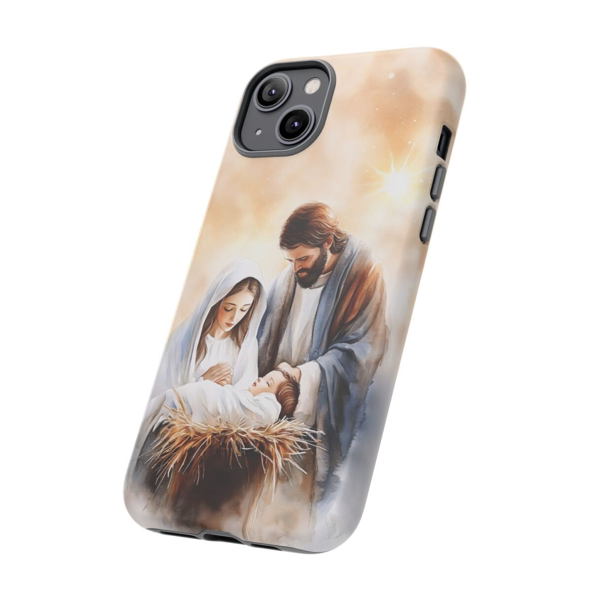 Nativity Phone Case Christian Phone Case Christmas Phone Casing iPhone Samsung Galaxy Google Pixel Phone Cover Faith Jesus Mary and Joseph