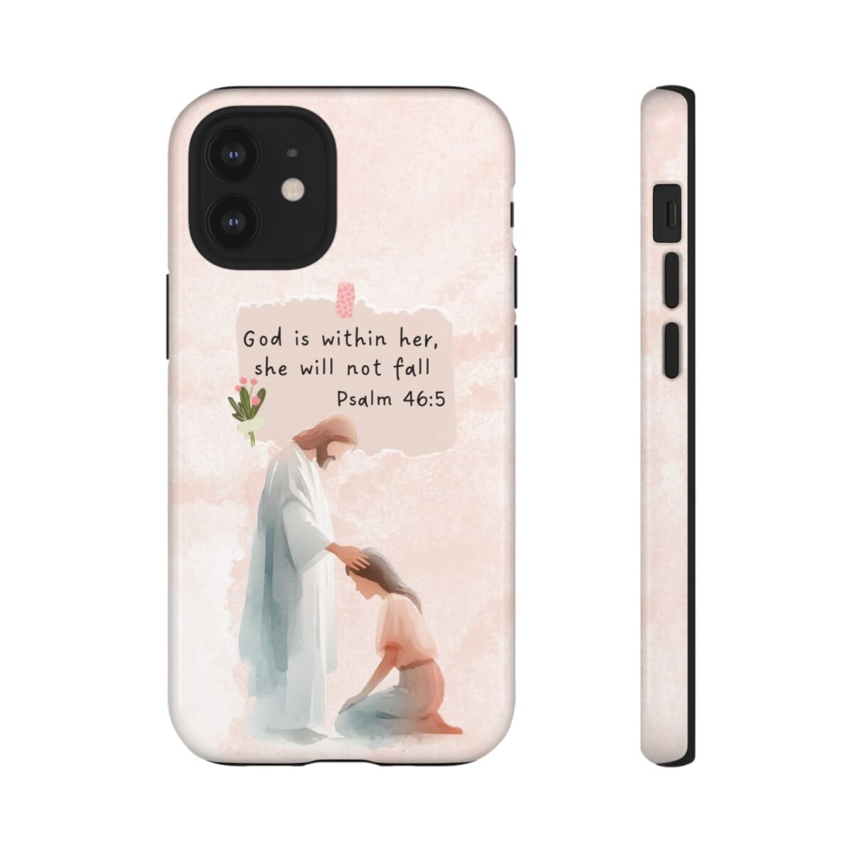 Christian Bible Verse Phone Case God is Within Her Psalm 46 5 Phone Case iPhone 16 15 14 13 12 Pro Max Samsung S24 S23 S22 S21 Plus Ultra