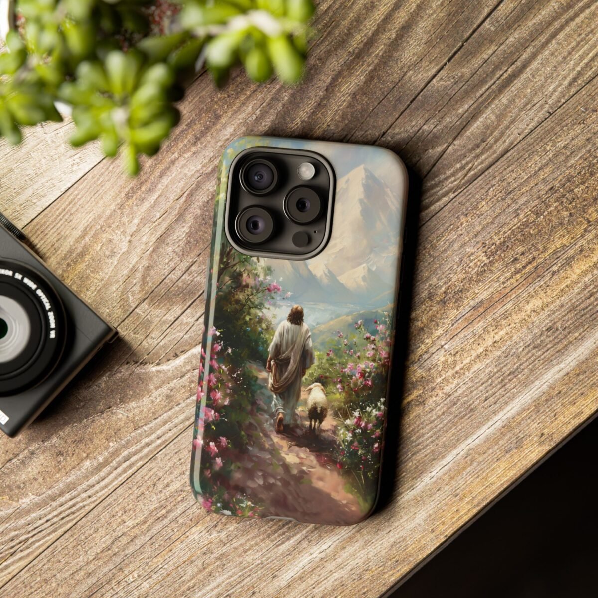 Christian Phone Case Jesus Leaves the 99 Jesus and the Sheep Phone Case Faith Phone Casing iPhone Samsung Galaxy Google Pixel iPhone 16 Case