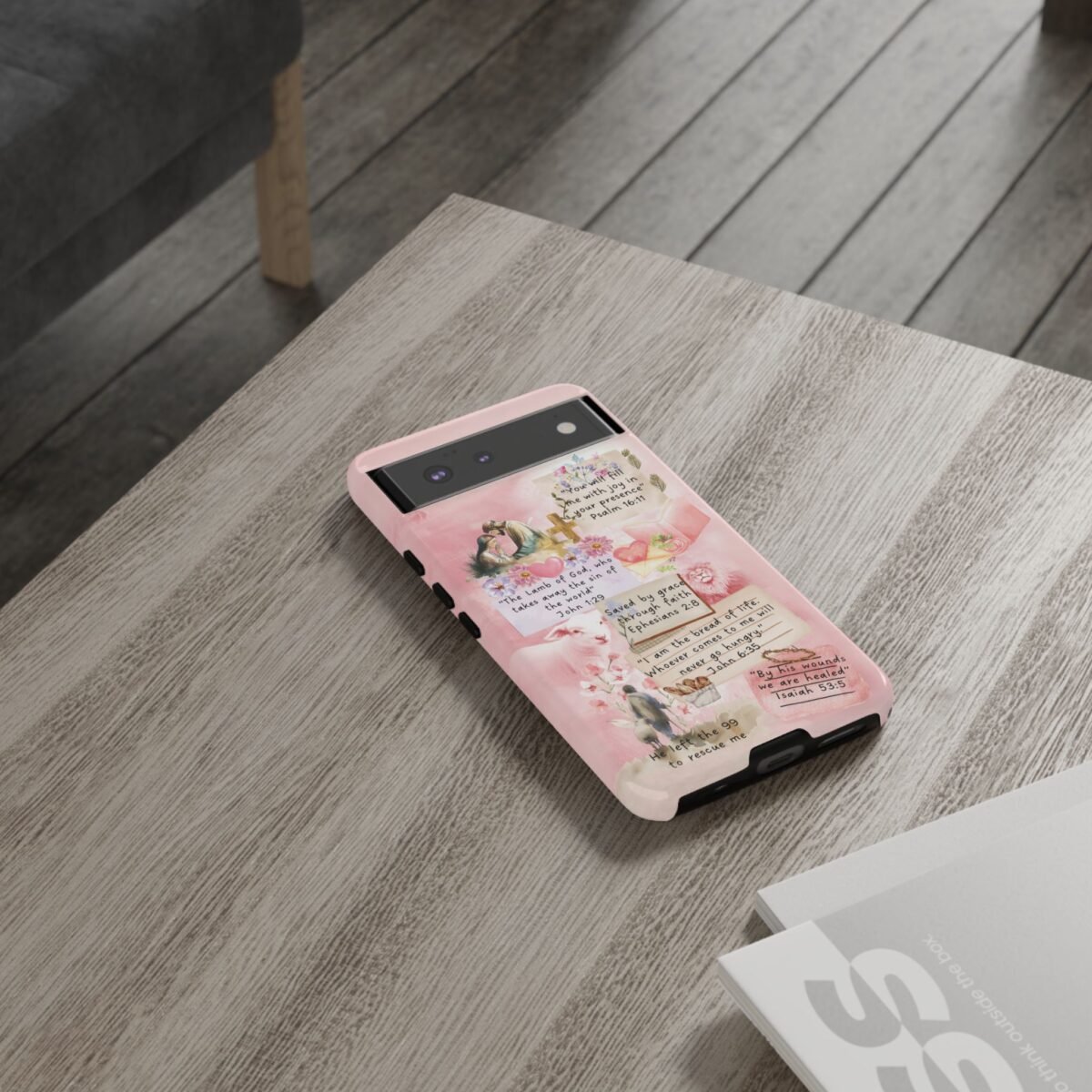 Christian Bible Verse Phone Case Christian Collage Phone Case Faith Phone Casing iPhone Samsung Galaxy Google Pixel iPhone 16 Phone Cover
