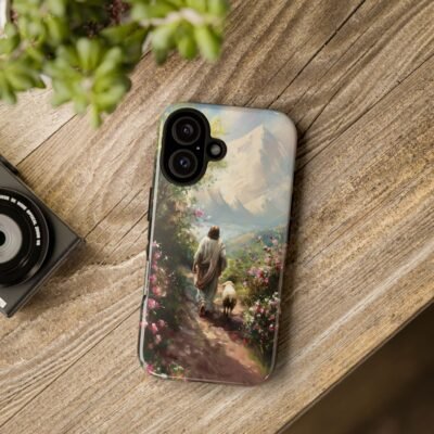 Christian Phone Case Jesus Leaves the 99 Jesus and the Sheep Phone Case Faith Phone Casing iPhone Samsung Galaxy Google Pixel iPhone 16 Case
