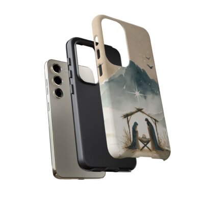 Nativity Phone Case Christian Phone Case Christmas Phone Casing iPhone Samsung Galaxy Google Pixel Phone Cover Faith Jesus Mary and Joseph