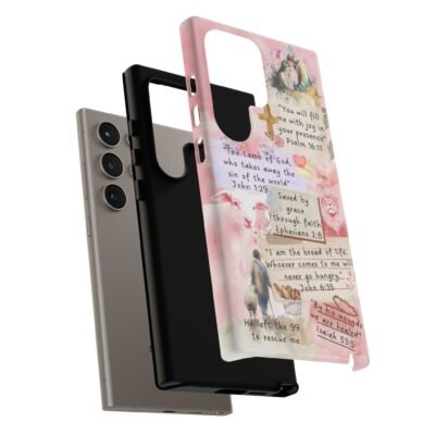 Christian Bible Verse Phone Case Christian Collage Phone Case Faith Phone Casing iPhone Samsung Galaxy Google Pixel iPhone 16 Phone Cover
