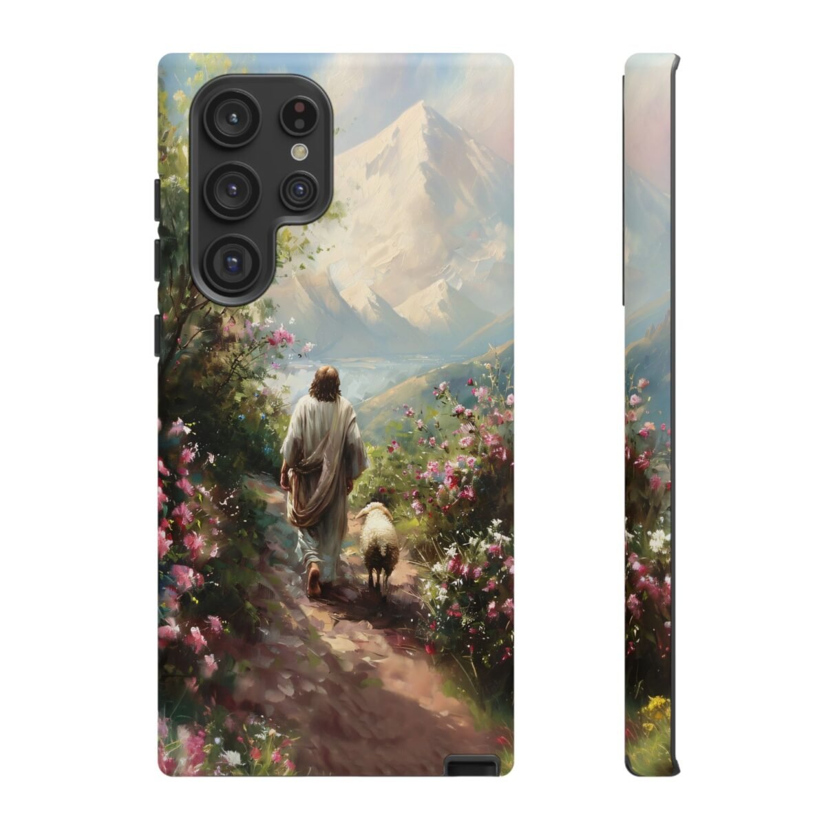 Christian Phone Case Jesus Leaves the 99 Jesus and the Sheep Phone Case Faith Phone Casing iPhone Samsung Galaxy Google Pixel iPhone 16 Case