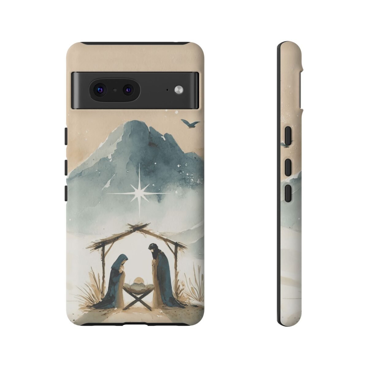 Nativity Phone Case Christian Phone Case Christmas Phone Casing iPhone Samsung Galaxy Google Pixel Phone Cover Faith Jesus Mary and Joseph