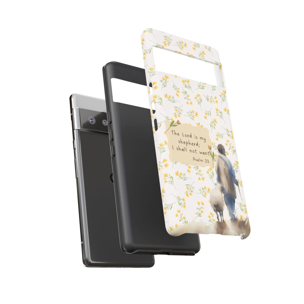 Christian Verse Phone Case The Lord is my Shepherd Psalm 23 Phone Case iPhone 16 15 14 13 12 Pro Max Samsung S24 S23 S22 S21 Plus Ultra