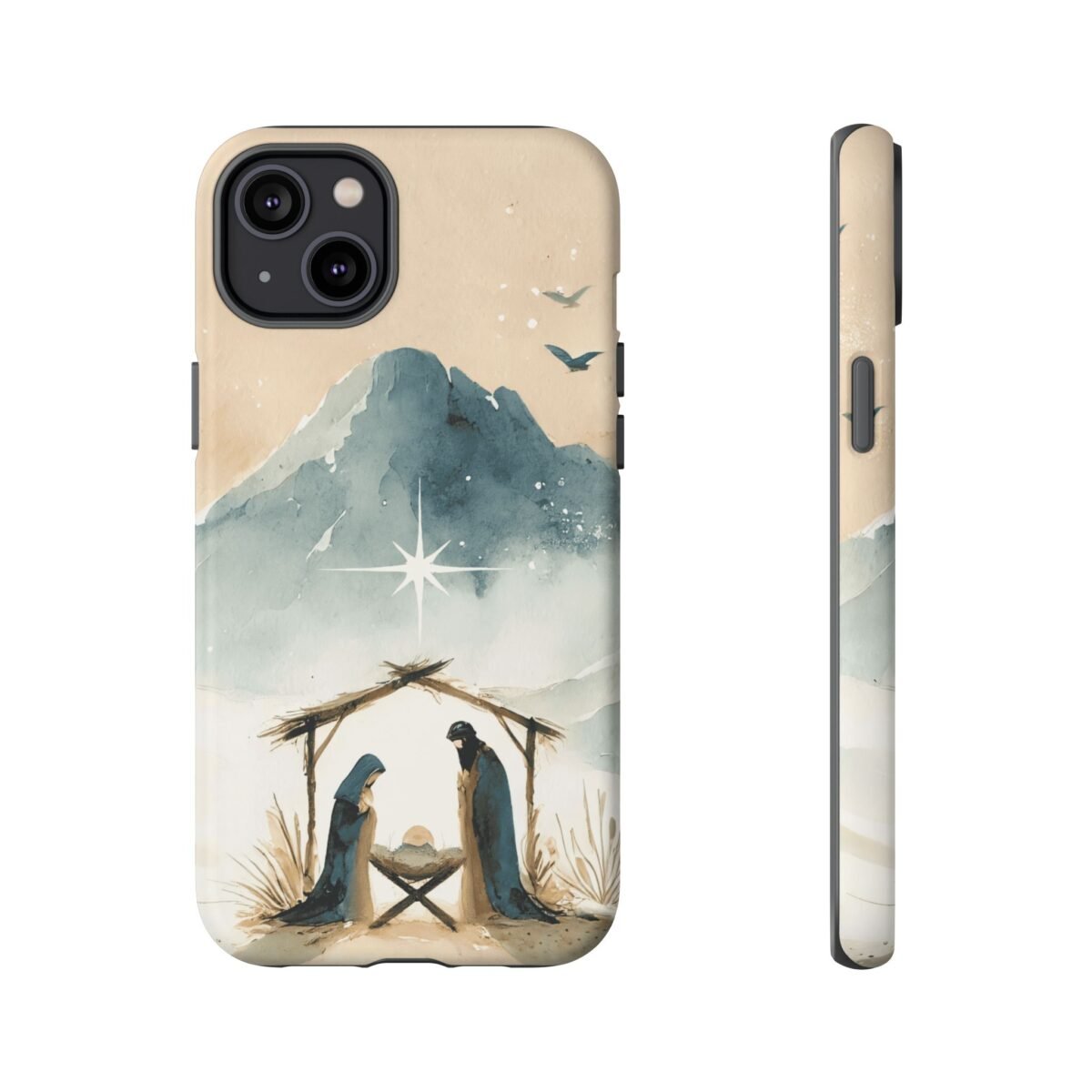 Nativity Phone Case Christian Phone Case Christmas Phone Casing iPhone Samsung Galaxy Google Pixel Phone Cover Faith Jesus Mary and Joseph
