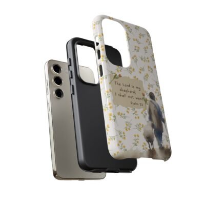 Christian Verse Phone Case The Lord is my Shepherd Psalm 23 Phone Case iPhone 16 15 14 13 12 Pro Max Samsung S24 S23 S22 S21 Plus Ultra