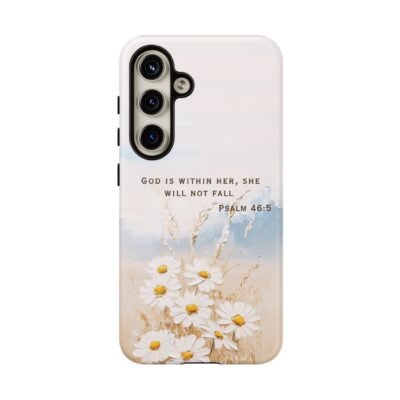Christian Bible Verse Phone Case Psalm 46 5 Psalm 23 Phone Case Faith Phone Casing iPhone Samsung Galaxy Google Pixel Phone Case iPhone 16