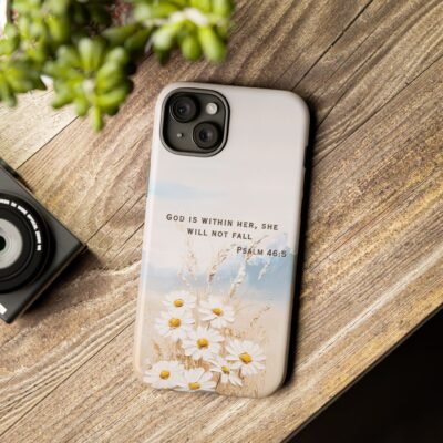 Christian Bible Verse Phone Case Psalm 46 5 Psalm 23 Phone Case Faith Phone Casing iPhone Samsung Galaxy Google Pixel Phone Case iPhone 16