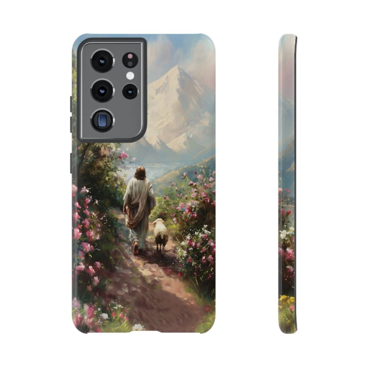Christian Phone Case Jesus Leaves the 99 Jesus and the Sheep Phone Case Faith Phone Casing iPhone Samsung Galaxy Google Pixel iPhone 16 Case