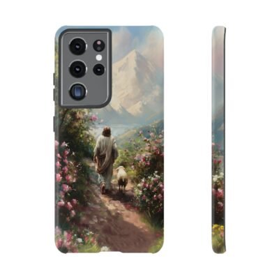 Christian Phone Case Jesus Leaves the 99 Jesus and the Sheep Phone Case Faith Phone Casing iPhone Samsung Galaxy Google Pixel iPhone 16 Case