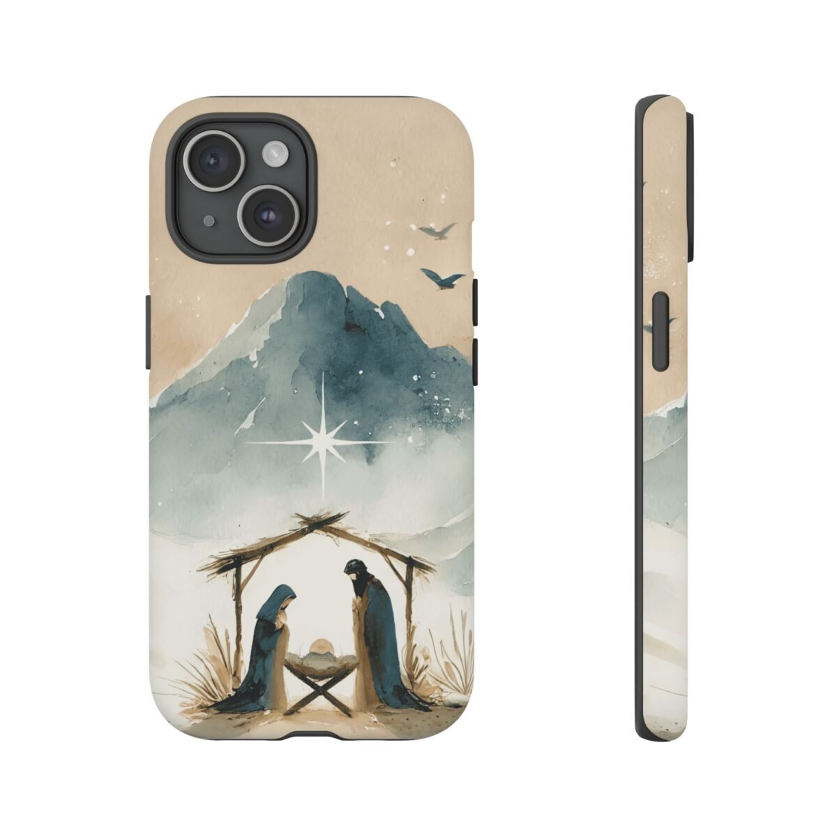Nativity Phone Case Christian Phone Case Christmas Phone Casing iPhone Samsung Galaxy Google Pixel Phone Cover Faith Jesus Mary and Joseph