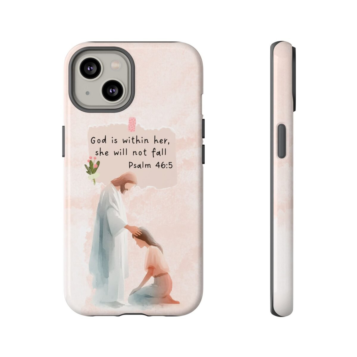 Christian Bible Verse Phone Case God is Within Her Psalm 46 5 Phone Case iPhone 16 15 14 13 12 Pro Max Samsung S24 S23 S22 S21 Plus Ultra