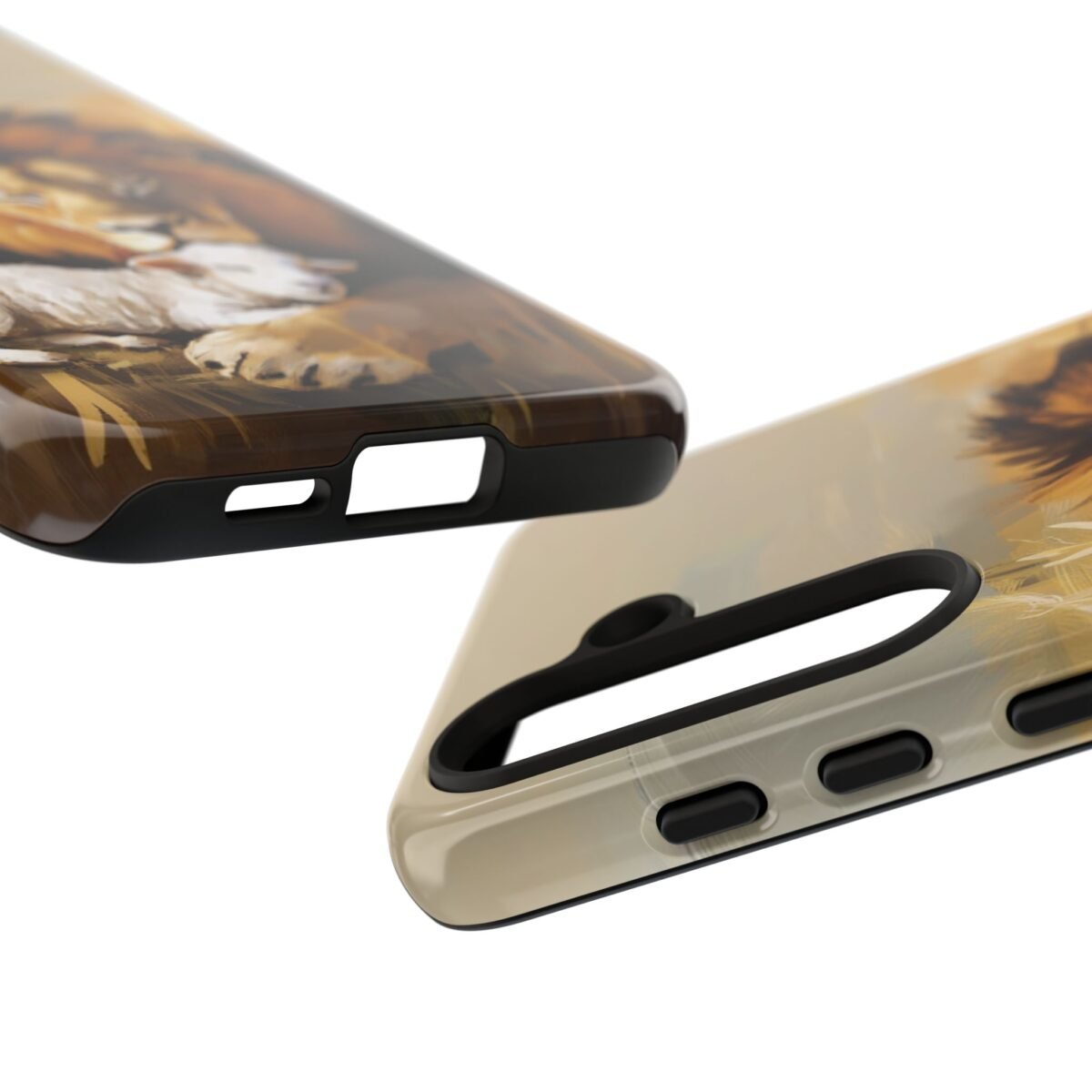 Copy of Lion and the Lamb Christian Phone Case iPhone Samsung Galaxy Google Pixel Faith in Jesus God Phone Cover Christian Inspired Gift Phone Case