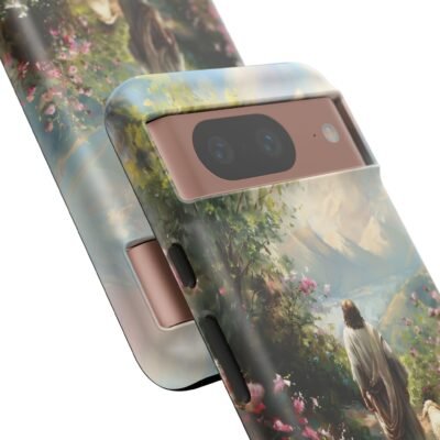 Christian Phone Case Jesus Leaves the 99 Jesus and the Sheep Phone Case Faith Phone Casing iPhone Samsung Galaxy Google Pixel iPhone 16 Case
