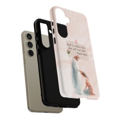 Christian Bible Verse Phone Case God is Within Her Psalm 46 5 Phone Case iPhone 16 15 14 13 12 Pro Max Samsung S24 S23 S22 S21 Plus Ultra