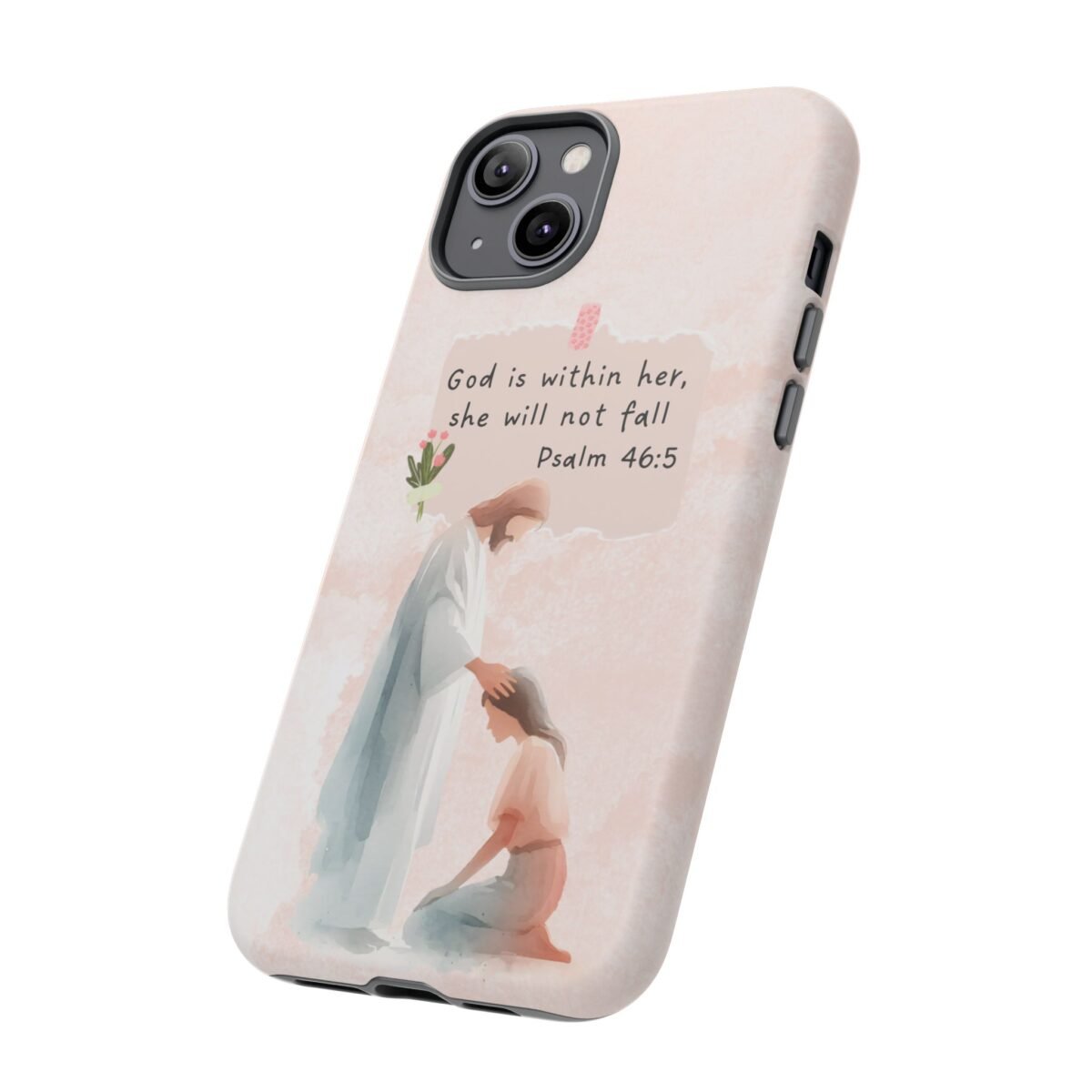 Christian Bible Verse Phone Case God is Within Her Psalm 46 5 Phone Case iPhone 16 15 14 13 12 Pro Max Samsung S24 S23 S22 S21 Plus Ultra