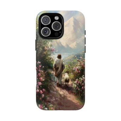 Christian Phone Case Jesus Leaves the 99 Jesus and the Sheep Phone Case Faith Phone Casing iPhone Samsung Galaxy Google Pixel iPhone 16 Case