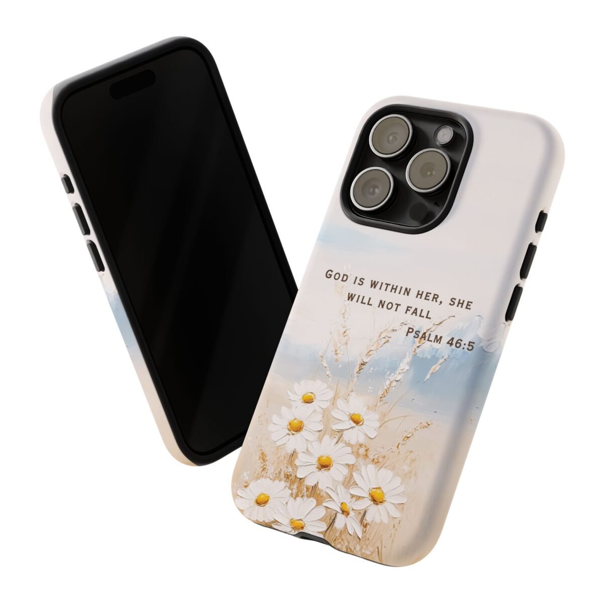 Christian Bible Verse Phone Case Psalm 46 5 Psalm 23 Phone Case Faith Phone Casing iPhone Samsung Galaxy Google Pixel Phone Case iPhone 16