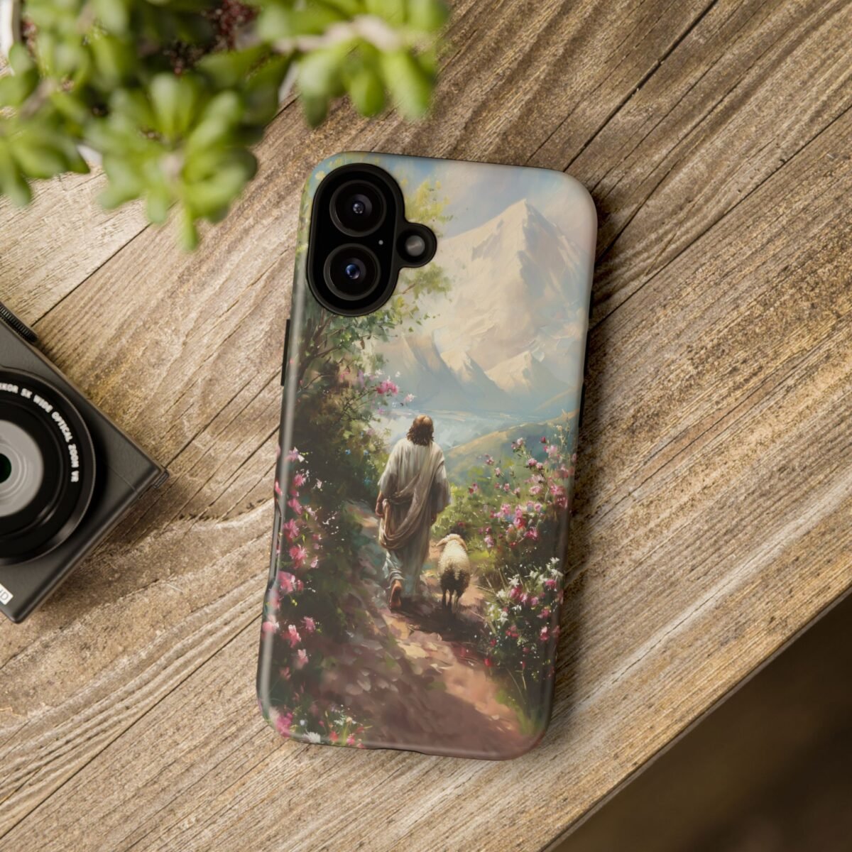 Christian Phone Case Jesus Leaves the 99 Jesus and the Sheep Phone Case Faith Phone Casing iPhone Samsung Galaxy Google Pixel iPhone 16 Case