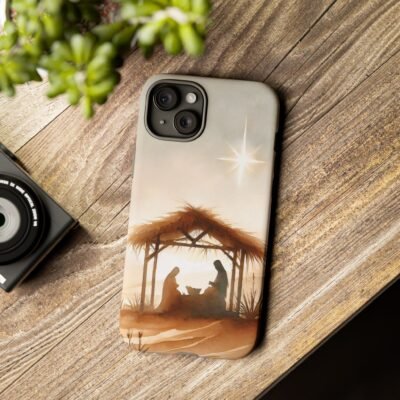 Nativity Phone Case Christian Phone Case Christmas Phone Casing iPhone Samsung Galaxy Google Pixel Phone Cover Faith Jesus Mary and Joseph