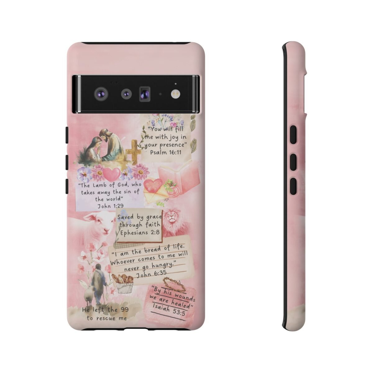 Christian Bible Verse Phone Case Christian Collage Phone Case Faith Phone Casing iPhone Samsung Galaxy Google Pixel iPhone 16 Phone Cover