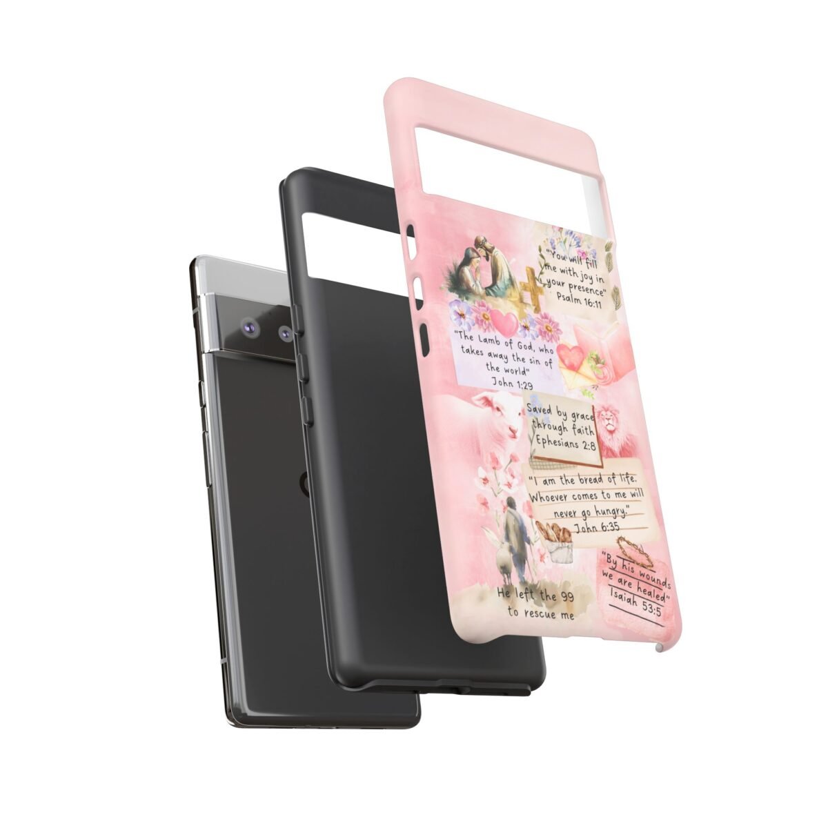 Christian Bible Verse Phone Case Christian Collage Phone Case Faith Phone Casing iPhone Samsung Galaxy Google Pixel iPhone 16 Phone Cover