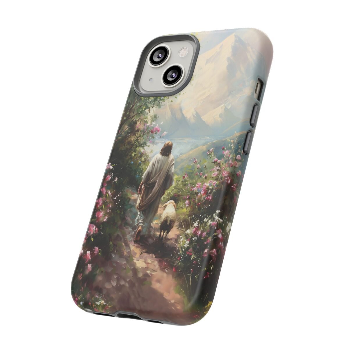 Christian Phone Case Jesus Leaves the 99 Jesus and the Sheep Phone Case Faith Phone Casing iPhone Samsung Galaxy Google Pixel iPhone 16 Case