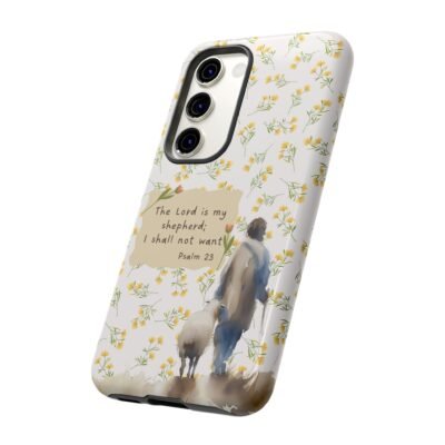 Christian Verse Phone Case The Lord is my Shepherd Psalm 23 Phone Case iPhone 16 15 14 13 12 Pro Max Samsung S24 S23 S22 S21 Plus Ultra