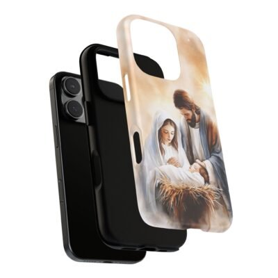 Nativity Phone Case Christian Phone Case Christmas Phone Casing iPhone Samsung Galaxy Google Pixel Phone Cover Faith Jesus Mary and Joseph