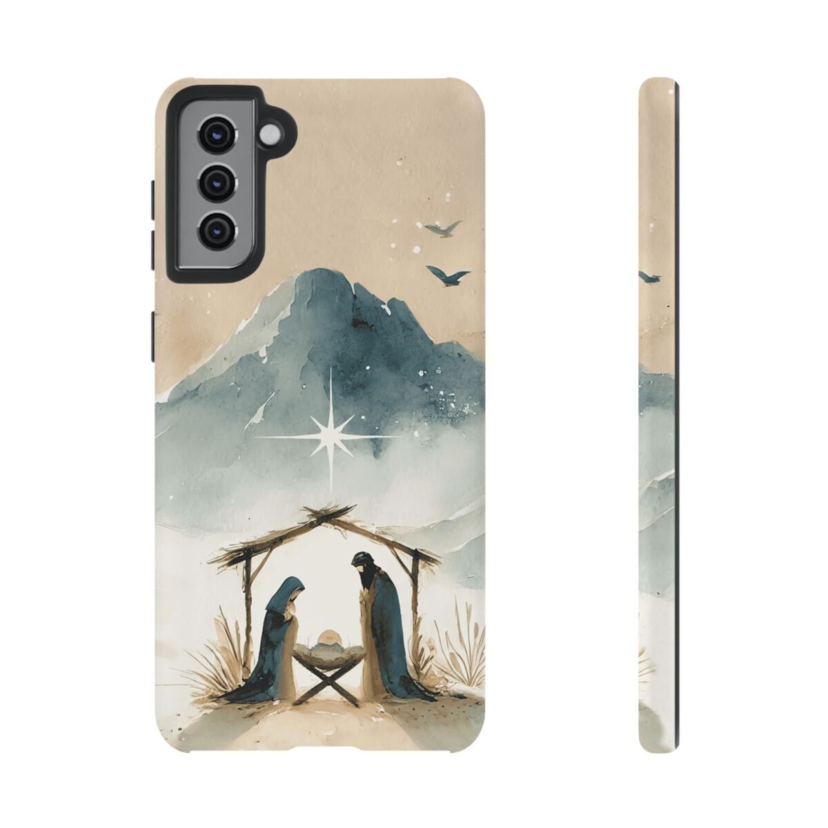 Nativity Phone Case Christian Phone Case Christmas Phone Casing iPhone Samsung Galaxy Google Pixel Phone Cover Faith Jesus Mary and Joseph